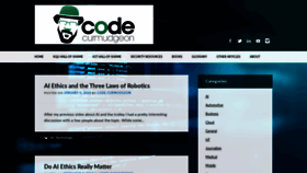 What Codecurmudgeon.com website looked like in 2020 (3 years ago)