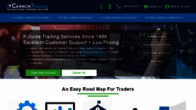 What Cannontrading.com website looked like in 2020 (3 years ago)