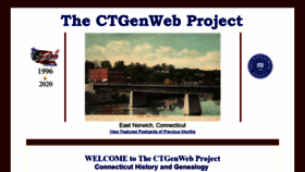 What Ctgenweb.org website looked like in 2020 (3 years ago)
