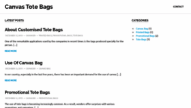 What Canvas-totebags.com website looked like in 2020 (3 years ago)