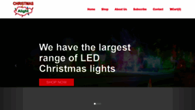 What Christmasalight.com.au website looked like in 2020 (3 years ago)