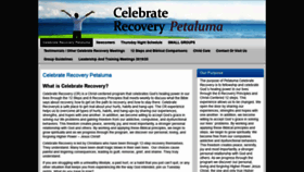 What Celebraterecoverypetaluma.com website looked like in 2020 (3 years ago)