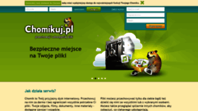 What Chomikuj.pl website looked like in 2020 (5 years ago)