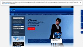 What Citibank.com.hk website looked like in 2020 (3 years ago)