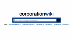 What Corporationwiki.com website looked like in 2020 (3 years ago)