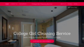 What Collegegirlcleaningservice.com website looked like in 2020 (3 years ago)