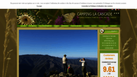 What Camping-la-cascade.com website looked like in 2020 (3 years ago)