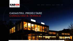 What Cad-on.ro website looked like in 2020 (3 years ago)