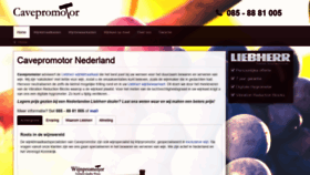 What Cavepromotor.nl website looked like in 2020 (3 years ago)