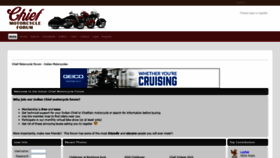 What Chiefmotorcycleforum.com website looked like in 2020 (3 years ago)