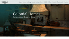 What Colonialhomes.net website looked like in 2020 (3 years ago)