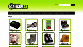 What Cajicky.cz website looked like in 2020 (3 years ago)