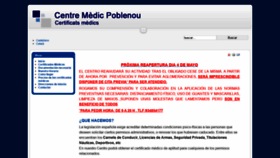 What Centremedicpoblenou.es website looked like in 2020 (3 years ago)