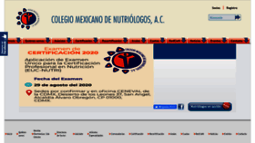 What Cmnutriologos.org website looked like in 2020 (3 years ago)