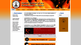 What Combustion-institute.it website looked like in 2020 (3 years ago)