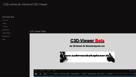What C3d-online.de website looked like in 2020 (3 years ago)