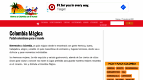 What Colombiamagica.co website looked like in 2020 (3 years ago)