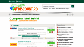 What Cupondiscount.ro website looked like in 2020 (3 years ago)