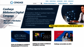 What Cengage.com.br website looked like in 2020 (6 years ago)