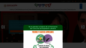 What Construye-t.org.mx website looked like in 2020 (3 years ago)