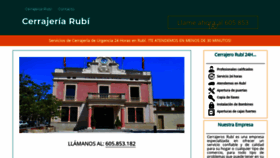 What Cerrajerosrubi.org.es website looked like in 2020 (3 years ago)