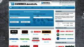 What Czesci.narzedziabaxo.pl website looked like in 2020 (3 years ago)