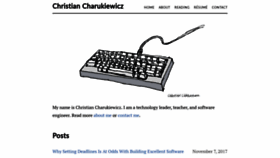 What Charukiewi.cz website looked like in 2020 (3 years ago)