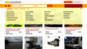 What Cebuclassifieds.com website looked like in 2020 (3 years ago)