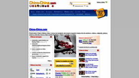 What Chino-china.com website looked like in 2020 (3 years ago)