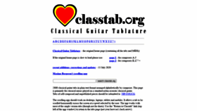 What Classtab.org website looked like in 2020 (3 years ago)