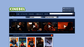 What Cinebel.be website looked like in 2020 (3 years ago)