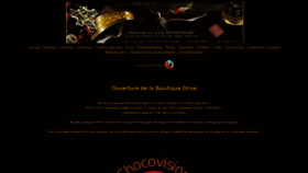 What Chocovision.fr website looked like in 2020 (3 years ago)