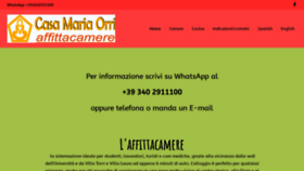 What Casamariaorri.com website looked like in 2020 (3 years ago)