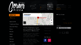 What Cornertoppingspizza.com.au website looked like in 2020 (3 years ago)
