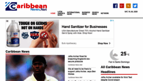 What Caribbeannews.net website looked like in 2020 (3 years ago)