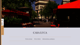 What Casaluca.fr website looked like in 2020 (3 years ago)