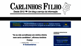 What Carlinhosfilho.com.br website looked like in 2020 (3 years ago)