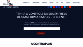 What Controplan.com.br website looked like in 2020 (3 years ago)