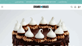 What Crumbsanddoilies.co.uk website looked like in 2020 (3 years ago)
