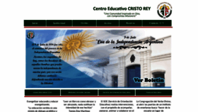 What Cristoreysvd.edu.ar website looked like in 2020 (3 years ago)