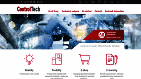 What Controltech.cz website looked like in 2020 (3 years ago)