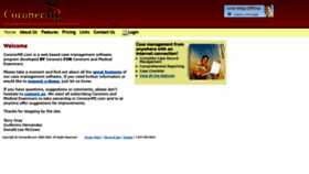 What Coronerme.com website looked like in 2020 (3 years ago)