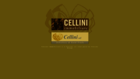 What Cellini.it website looked like in 2020 (3 years ago)