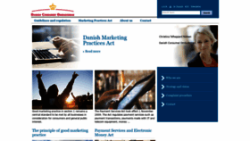 What Consumerombudsman.dk website looked like in 2020 (3 years ago)