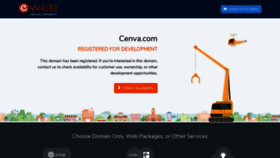 What Cenva.com website looked like in 2020 (3 years ago)