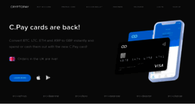 What Cryptopay.me website looked like in 2020 (3 years ago)