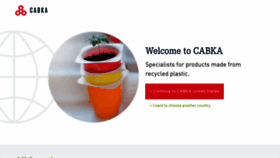 What Cabka.com website looked like in 2020 (3 years ago)