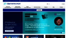 What Cetrtapot.si website looked like in 2020 (3 years ago)