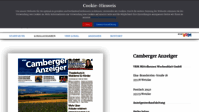 What Camberger-anzeiger.de website looked like in 2020 (3 years ago)