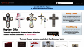 What Catholicfreeshipping.com website looked like in 2020 (3 years ago)